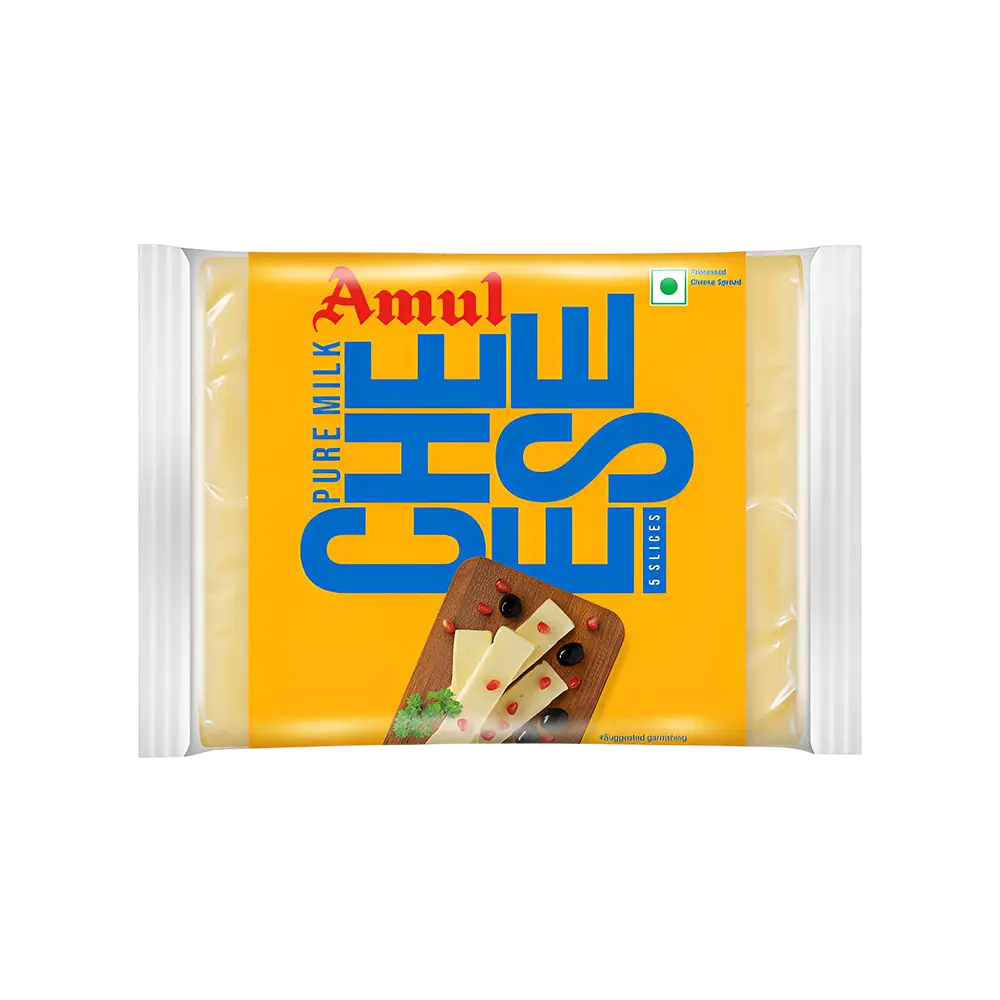 Amul Processed Cheese Slices Pack for Sandwiches and Burgers