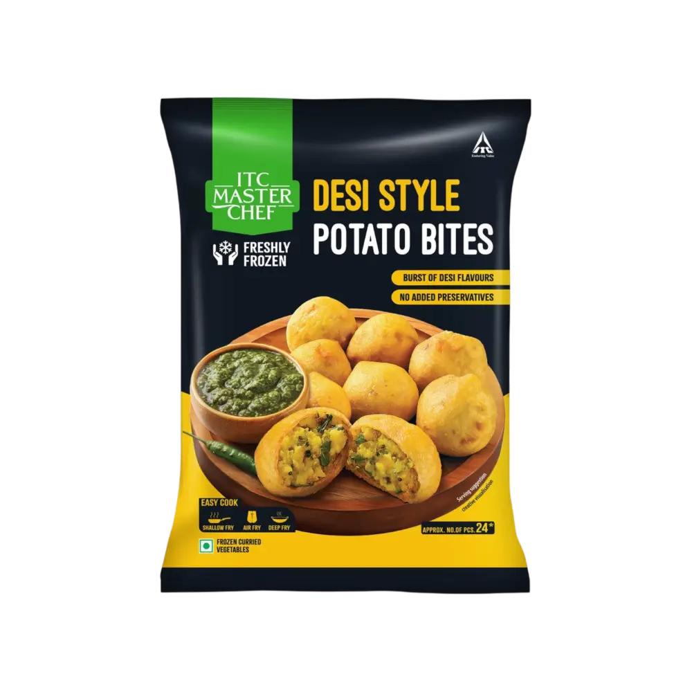 ITC Master Chef Desi Style Potato Bites Ready-to-Fry Pack