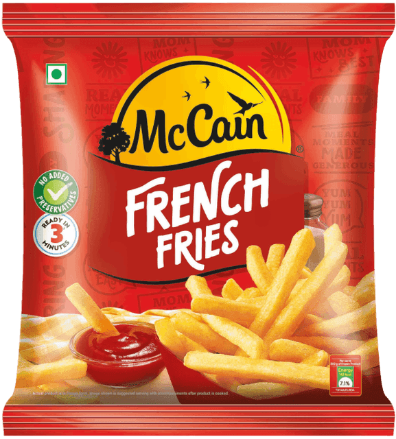McCain Straight Cut French Fries 2.5kg Foodservice Bag