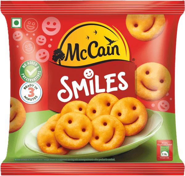 McCain Smiles Crispy Mashed Potato Shapes