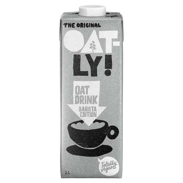 Oatly Barista Edition Oat Milk 1L Steaming Carton